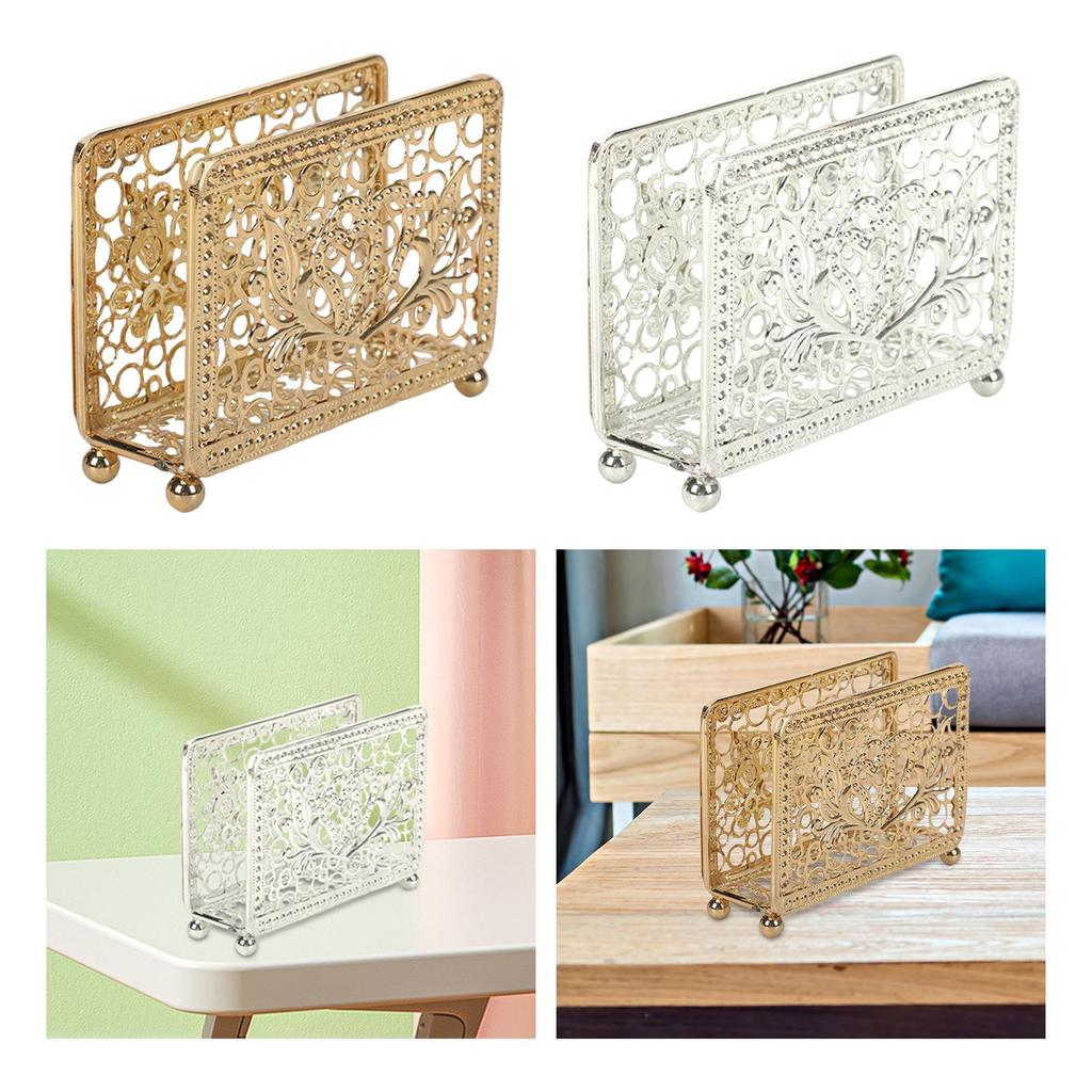 Stojak na serwetki na blat Uchwyt do przechowywania papieru toaletowego Etui na chusteczki do salonu Kuchni Restauracji Dekoracja stołu jadalnego