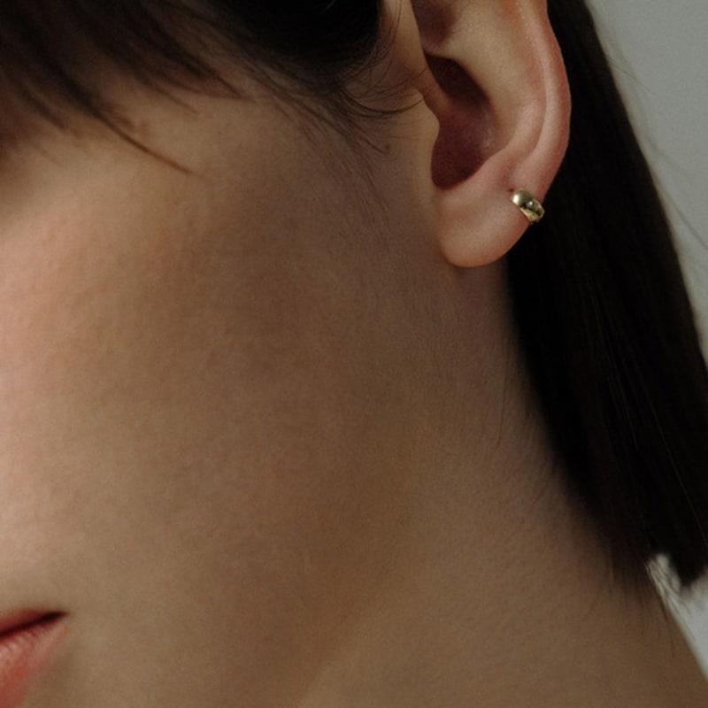 MARQUEMENT 10k 14k Mini Bold Single One-Touch Earrings