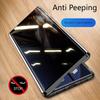 Protect Anti Peeping Privacy Double Sided Tempered Glass Phone Case For Redmi 12 13 14 Pro Plus 5G Metal Magnetic Cover