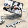 4 Ports USB C Docking Station Type C HUB USB 3.0 HUB 5Gbps High Speed Transmission USB Splitter Adapter OTG for Laptop