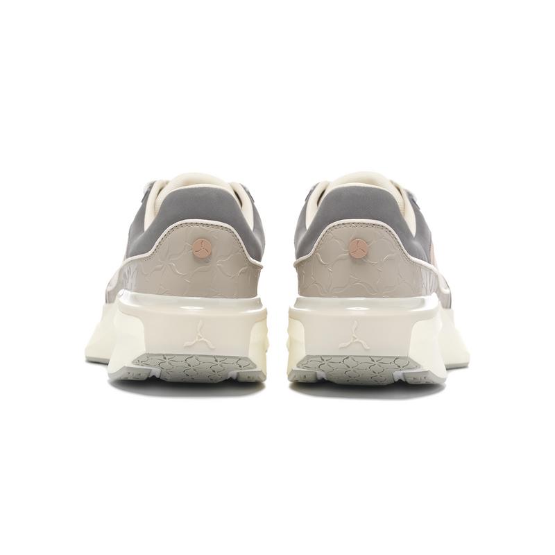 Li-Ning 1990 Xuanji Lightweight High Resilience Shock Absorption Wear-Resistant Low-Top Running Shoes Women Sneaker Gray ALJU002-3