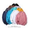 Herenlos Plus Size Effen Kleur Ronde Hals Lange Mouwen Casual Sweatshirt