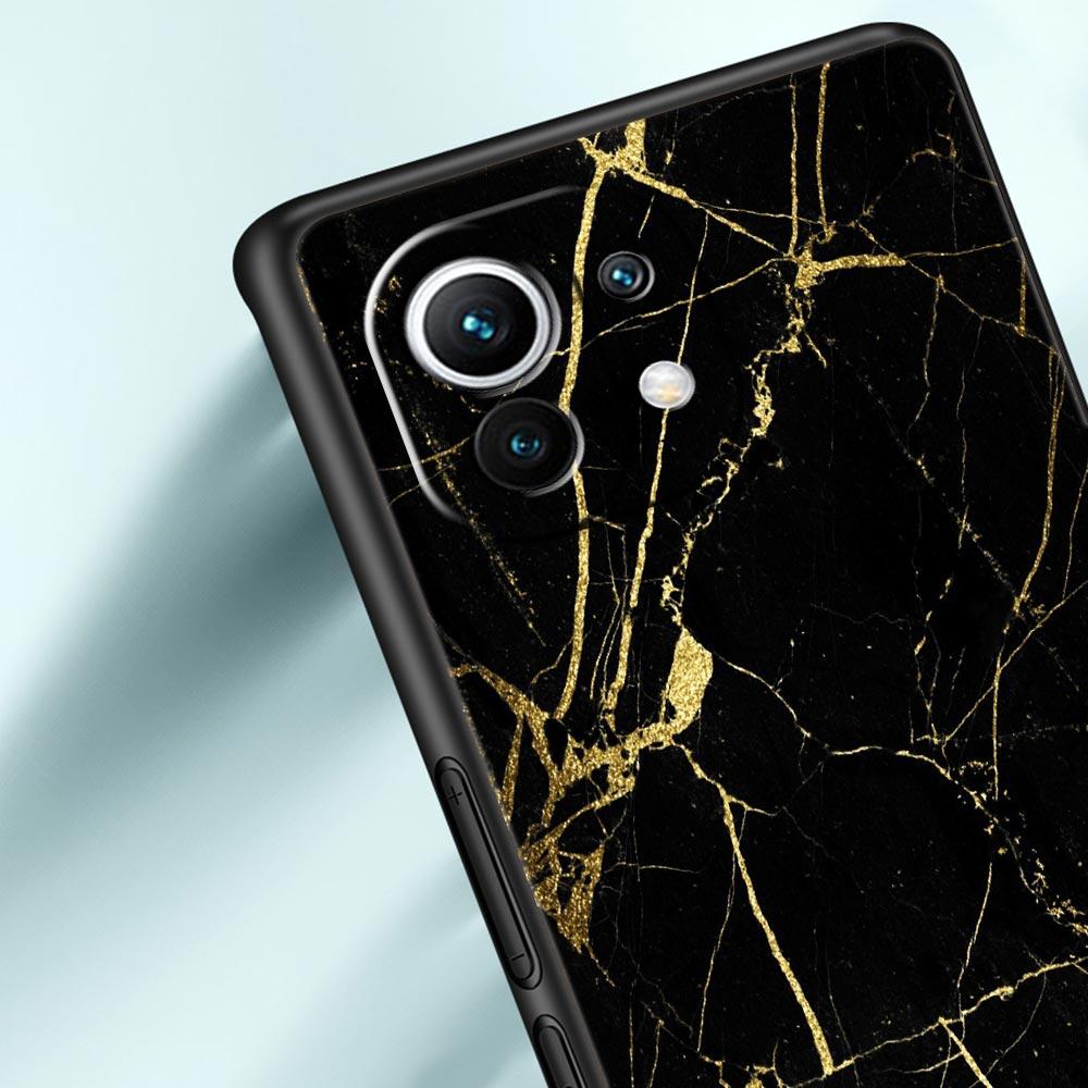 Vintage Marble Phone Case Cover for Xiaomi Mi 17 15 14 13 12 11 Ultra 15T 14T 13T 12T 11T Pro Lite 5G Soft TPU Shell Fundas Bags