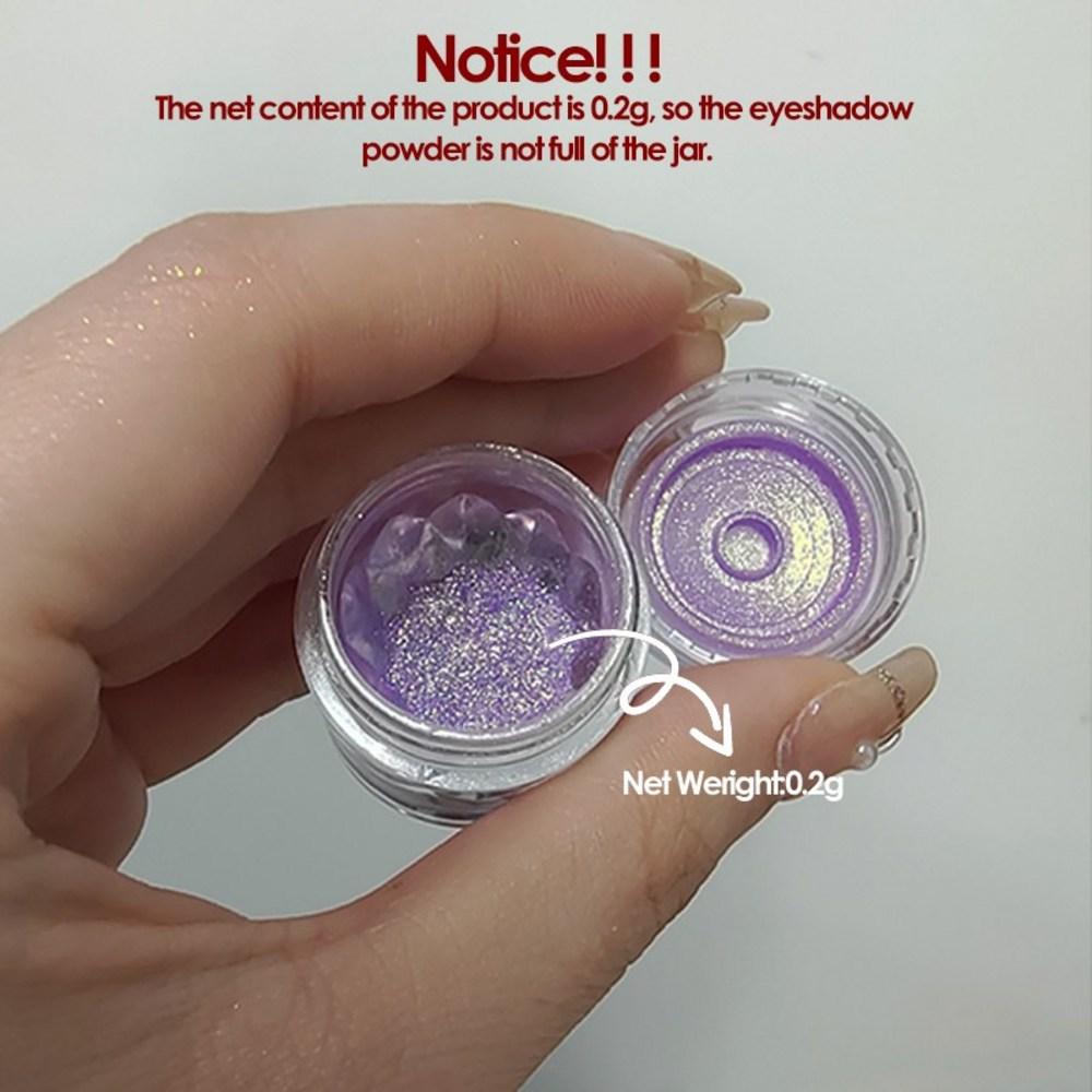 Duochrome Chameleon Eyeshadow Multidimensional Eye Look Long-lasting Holographic Glitter Multichrome 0.2g, 1 Piece