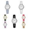 Fashionable Ladies Quartz Watch With Small Dial And Leather Strap Casual Style Waterproof Quartz Movement