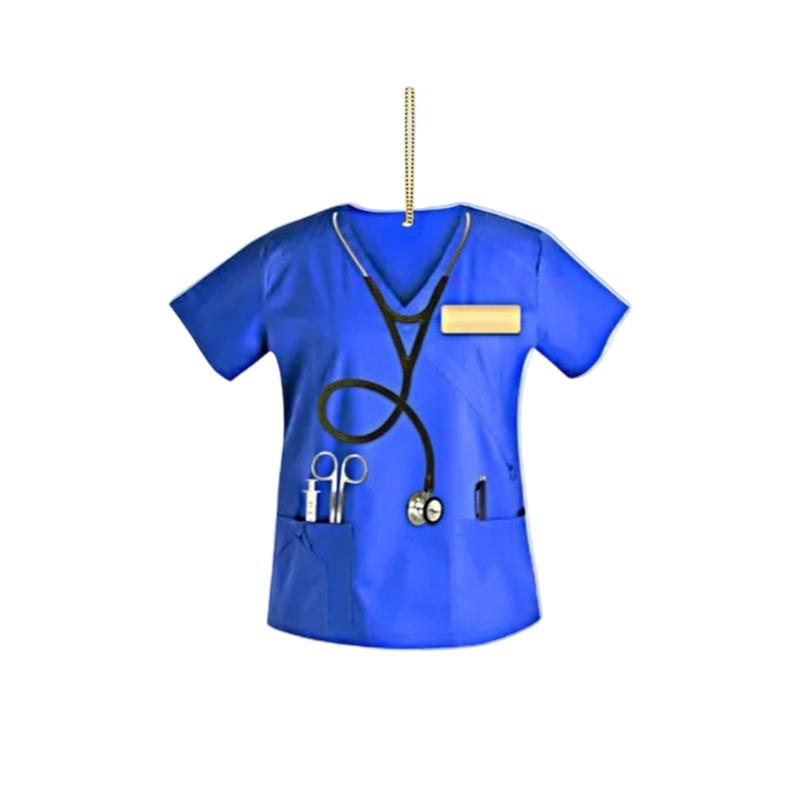 

Acrylic Nurse Themed Auto Ornament Unique Keychain Pendant for Car Decors Perfect Present for Nurse Professionals