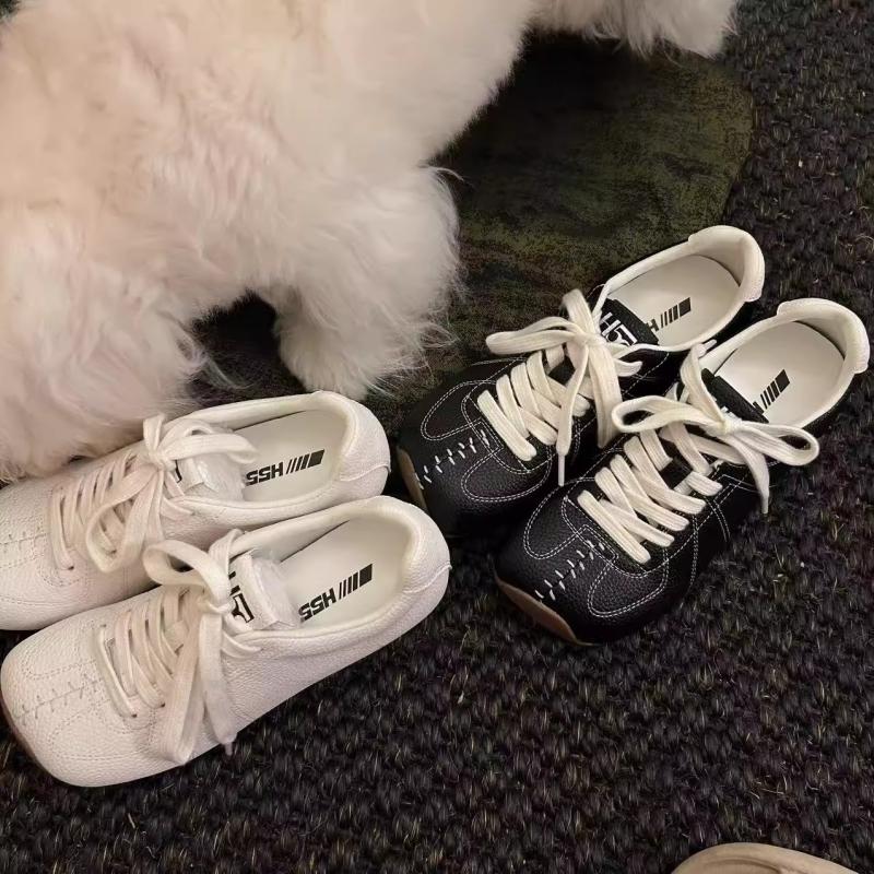 Fashion Shoes Woman 2025 Trend Casual Sneakers Comfortable Lace Up Flats Tennis Shoe Breathable Walking Shoes Zapatillas De Mujer