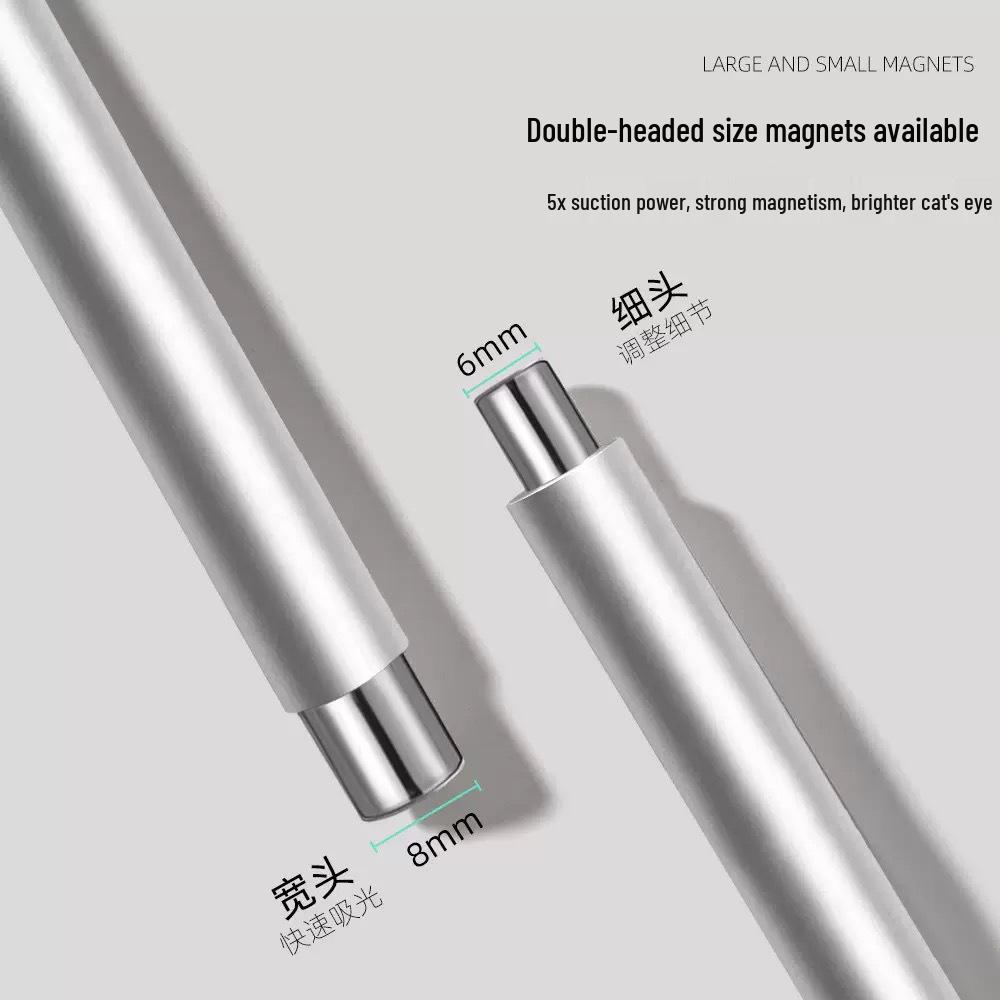 Cross-border Hot Selling Double-headed Nail Art Magnet Stick – Super Strong Cat Eye Nail Tool