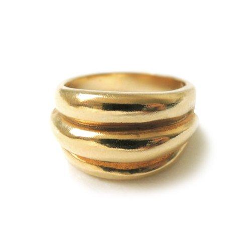 Marsbom Croissant Gold Ring