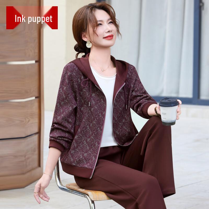 Women s Color-Block Hooded Tracksuit Set XL