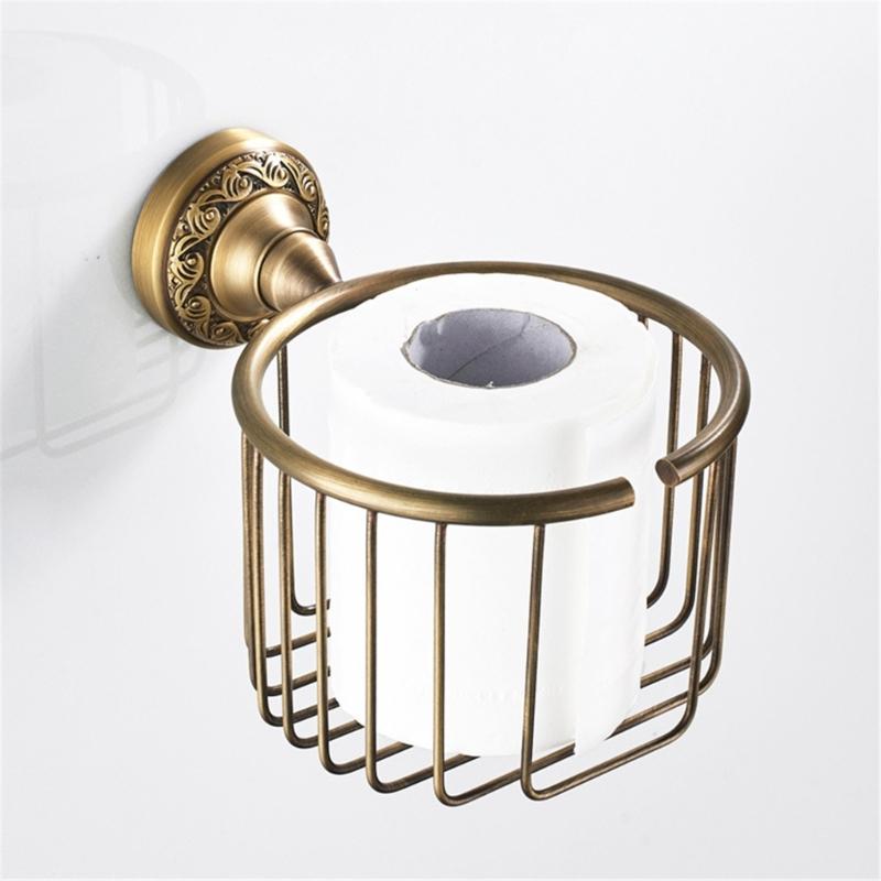 Retro Style Metal Paper Towel Dispenser Quick Setups No Tool Need Strong Performances Bathroom Organizers Essential