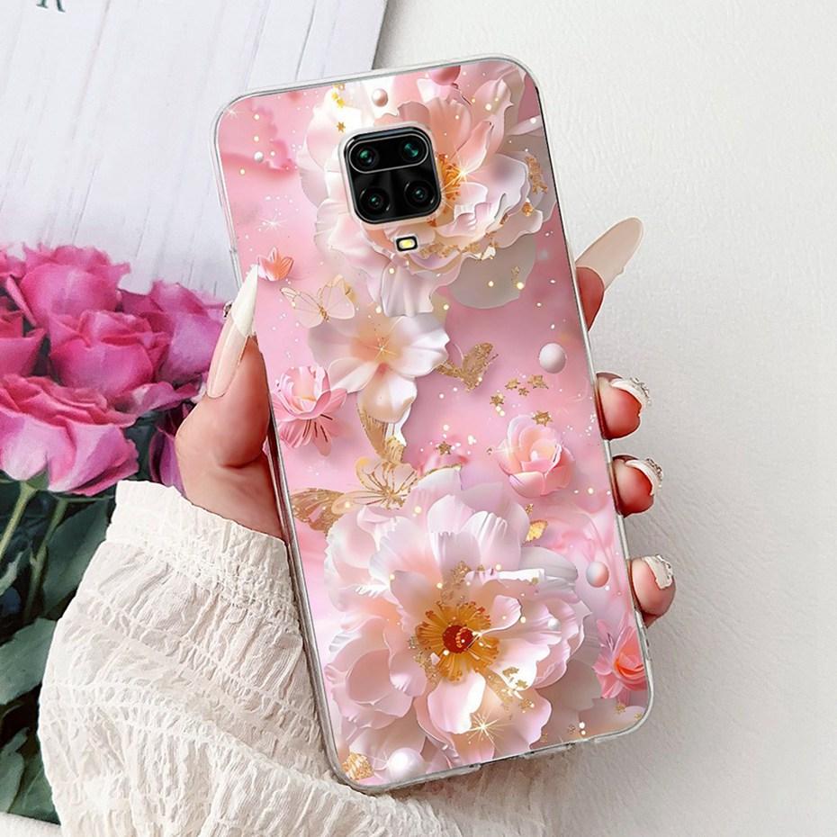 Cute Painting Phone Case For Xiaomi Redmi Note 9 Pro 9s Soft Silicone TPU Back Cover For Redmi Note9 9Pro 9S Cases Bumpers