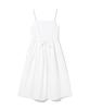 LEE Women Pintuck Sleeveless Long Dress White