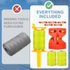 Precisions String Line Braided Construction Nylon Twine for Work Gardening Outdoor Surveying 3 Rolls Line String A0KF