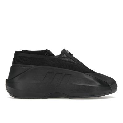 Originals Crazy IIInfinity Comfort Slip Resistant Wear Resistant Mid Top Retro Basketball Shoes Unisex Black IE7689