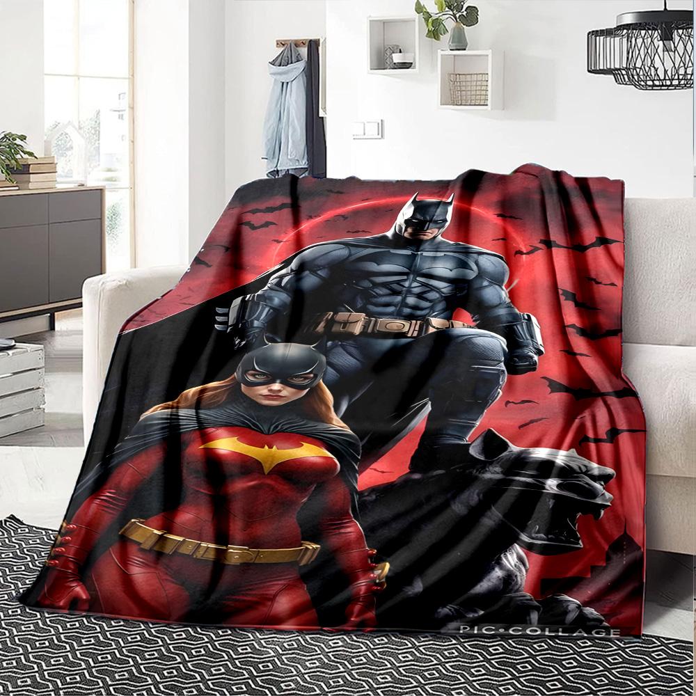Dc Batman Blanket Soft Warm Cozy Great for Seaside Bedding Office All-Season Use Warmthful Decor Birthday Christmas Gift Blanket
