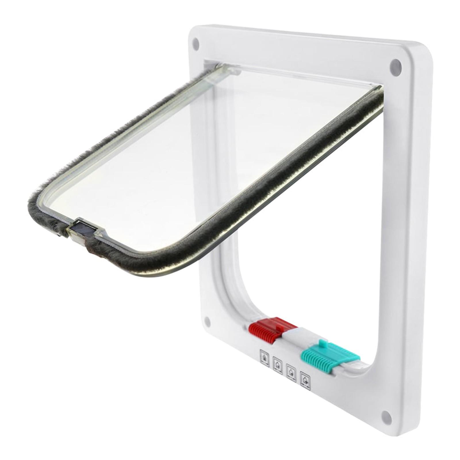 

Кошки могут свободно входить и выходить в дверь Кошка Дверное отверстие Домашняя кошка Щенок Собака входит и выходит L белый