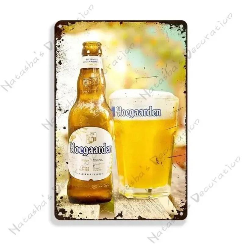 Beer Advertising Metal Sign, Vintage Pub Decor 30x20cm