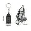 Mini Cute Keychain Nail Clippers Portable Foldable Fingernail Clippers, Small Manicure Tools for Home Use, Assorted Col