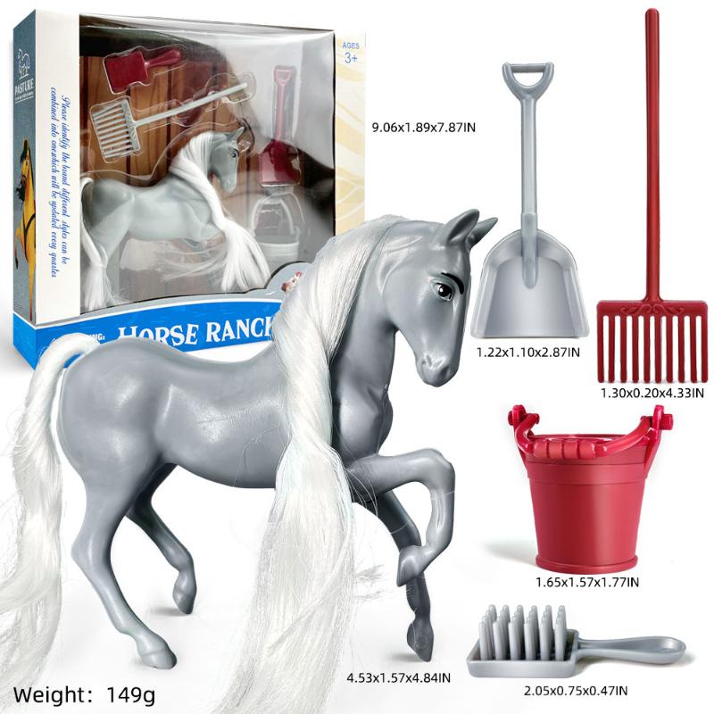 Ranch Horse Model Toys, Farm Animal Collection Educational Toys, Suitable For Birthday And Christmas Festival Gifts