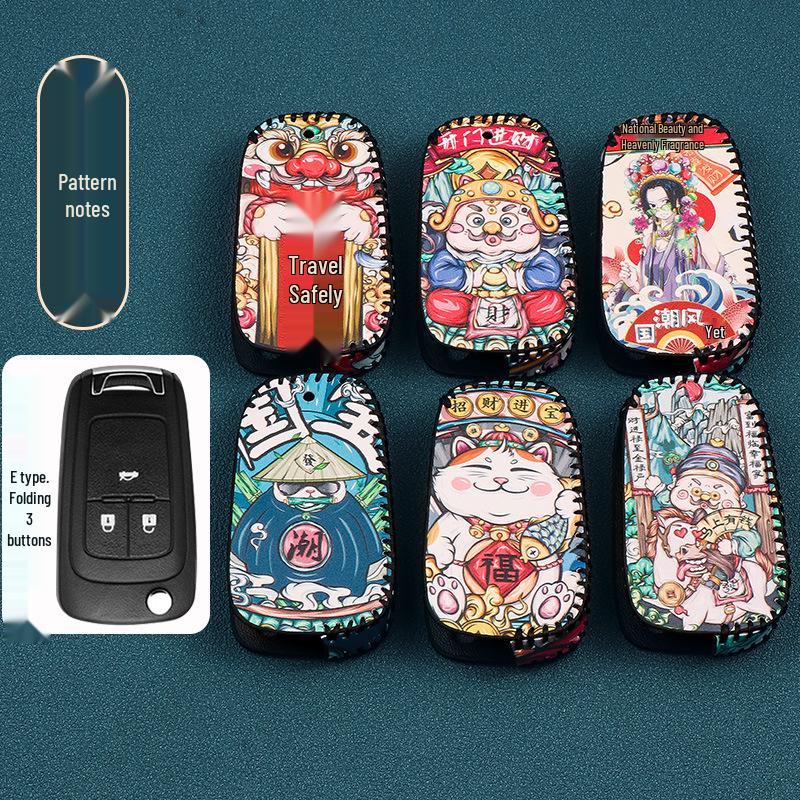 Buick Excelle, Verano, Envision, Enclave, GL8, LaCrosse, GL6, Regal Key Case: High-End Car Key Shell