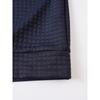Mens Stand Collar Buttoned Waffle Grid Long Sleeve Casual Sweatshirt