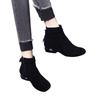 Neue Kaschmir-Rundkopf-Kleine Kurze Stiefel für Damen 2025 Herbst und Winter Neu Vielseitige Niedrigabsatz-Samt-Rutschfeste Baumwollstiefel für Damen