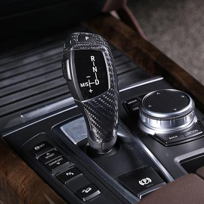 Carbon Fiber Auto Samolepky na řadicí páku Příslušenství pro BMW F30 F10 F20 G30 X5 E70 X6 E71 X3 F25 X4 F26 F34 F07