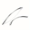 4Pcs/Set Curved Handles Wardrobe Cabinet Pull Handles Drawer Knobs Zinc Alloy Cupboard Door Handle Furniture Fitting Home Hardware