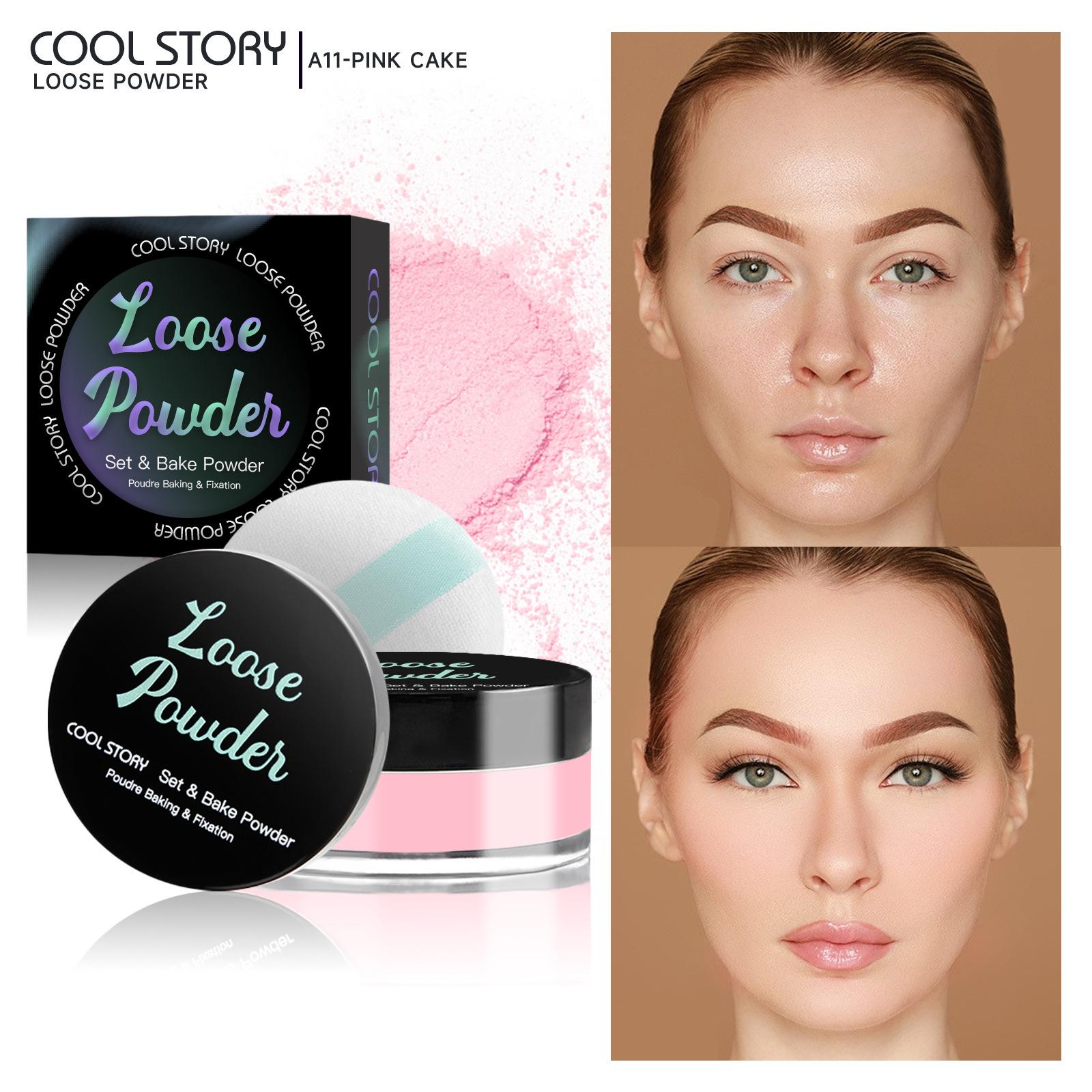 

11 Color Oil Control Makeup Loose Powder Invisible Pore Concealer Powder Facial Modification Powder Long-lasting Waterproof Loose Powder