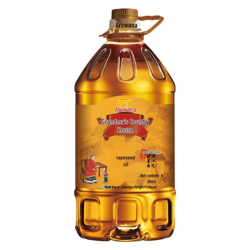 Jinyu Grandma s Hometown Small Pressed Rapeseed Oil 4L
