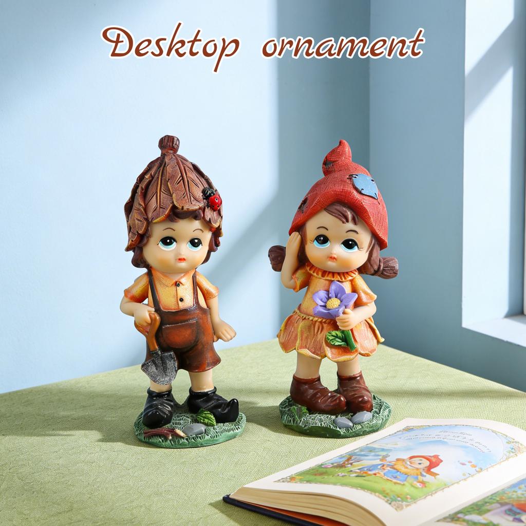 Paar-Ornamente Harz-Handwerkskunst Heimdekoration Skulpturen Design-Skulpturen