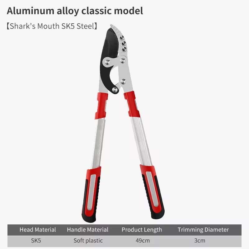 45cm Rough Branch Scissors,Sharp Wear-Resistant Non Slip Pruning Scissors Large Opening Gardening Pruning Tools