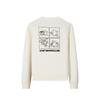 Anta Autumn Casual Fashion Round Neck Sweatshirt Women Tops Warm-Jade-White 962548712-1