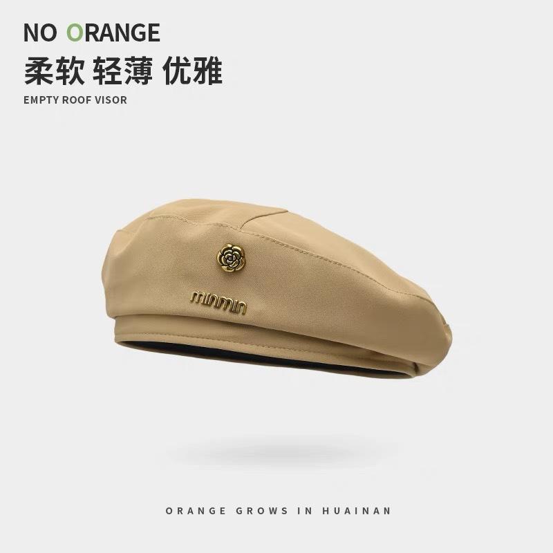 Woolen Beret Woman Shows Face Small Autumn and Winter Baby Bear Retro Cartoon Fashionable Temperament Painter Hat Woman