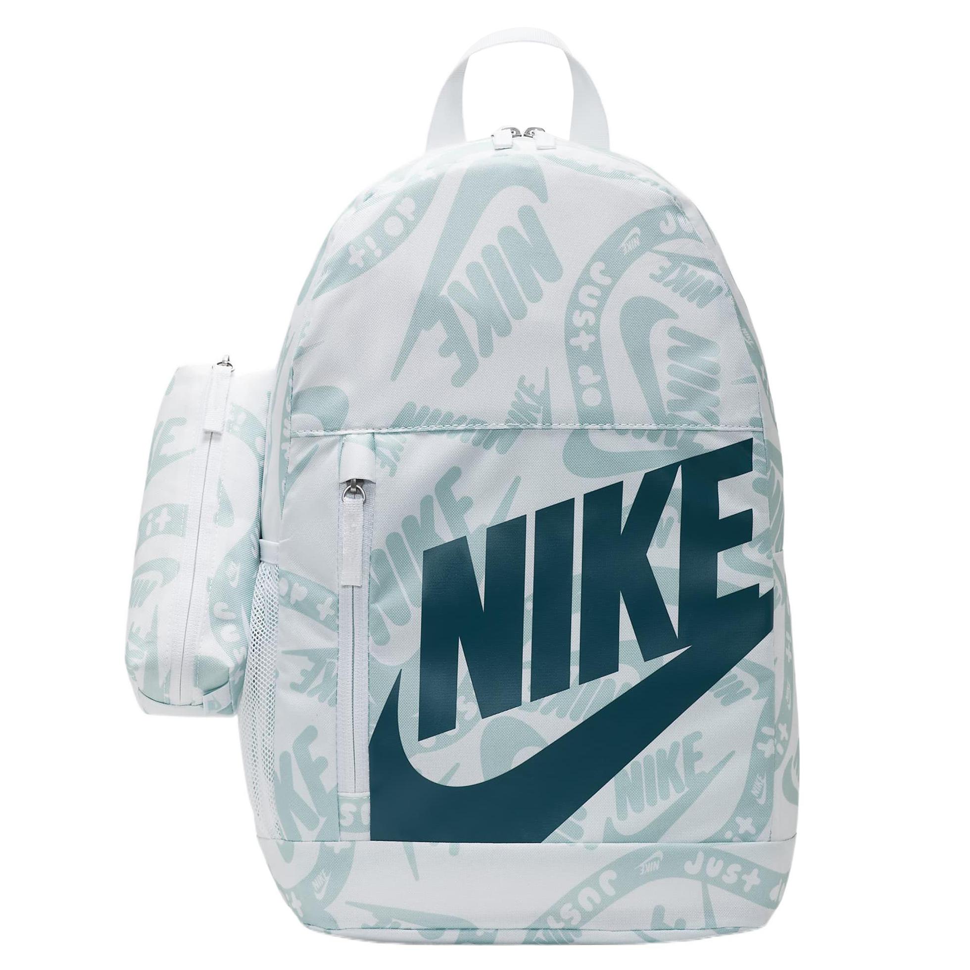 

Nike Polyester Backpack Regular Unisex White & Geode Teal FB2818-100
