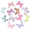 36PCS Colorful Colorful Butterfly Decor Organza Fancy Butterfly Ornament Butterflies  Craft