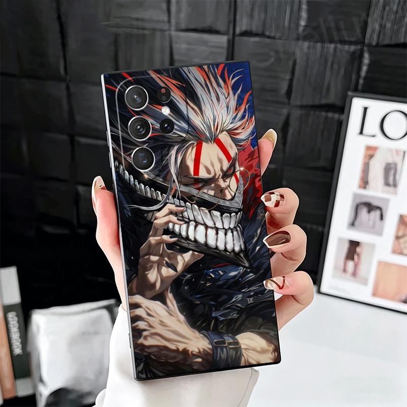 D-Dandadans Okarun Anime Soft Phone Case for Samsung Galaxy S26 S25 Edge S24 Ultra S23 Plus S22 S21 FE S20 Black Cover Back Shel