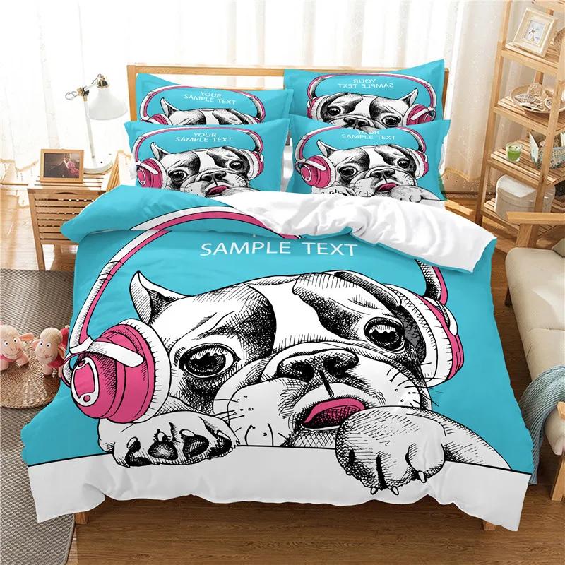 Comforter I Love Music Quilt Bedding Sets Cotton Home Textile 3D Print Music Lover Bedroom Comforter Set Queen Size Black