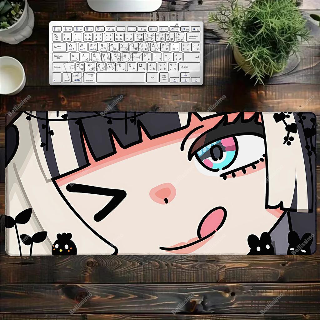 Anime Girl Desk Mat Juufuutei Raden Mouse Pad PC Cabinet Pad E-Sports Carpet Rug Gaming Accessories Gamer XXL Keyboard Tablemat