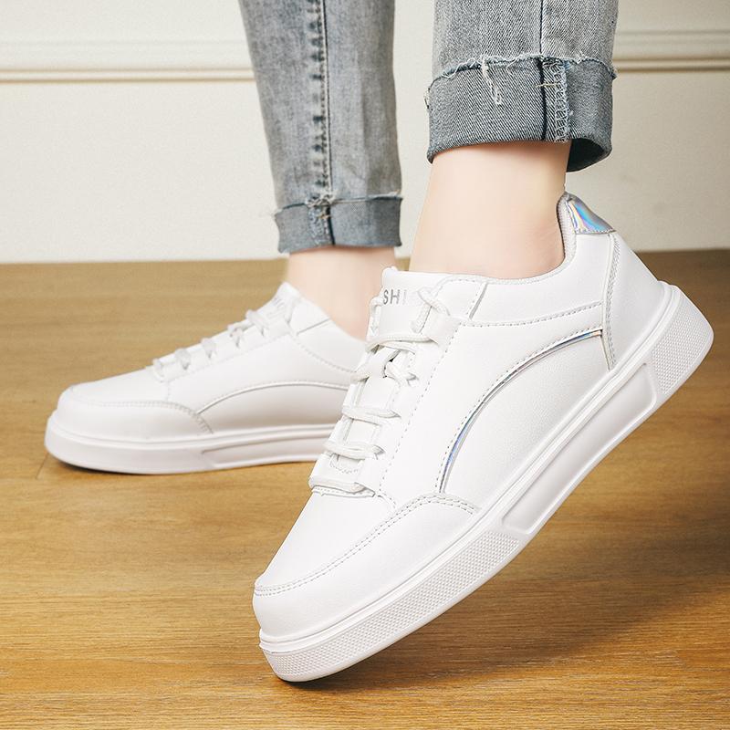 TUINANLE Chaussures décontractées à lacets pour femmes, baskets légères à plateforme, chaussures de sport pour couples