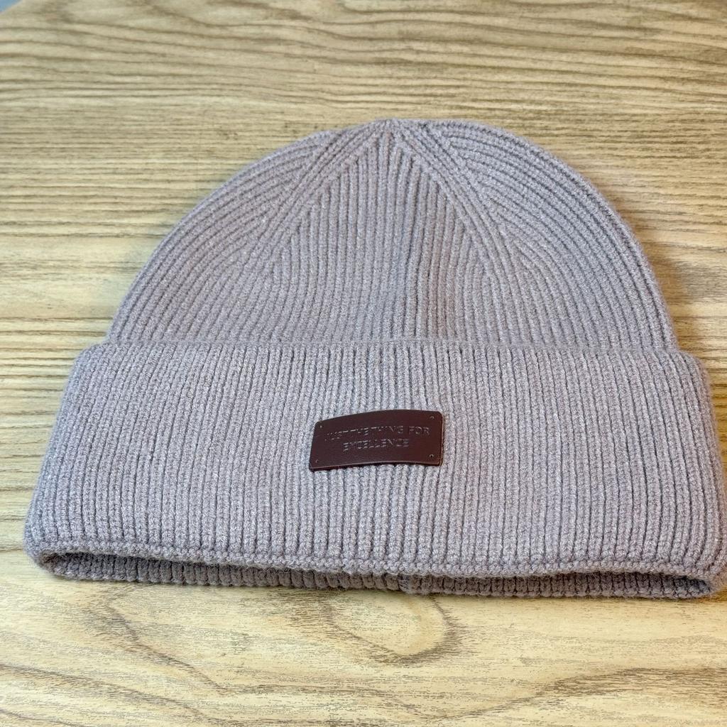 New Korean Style Thickened Cold Proof Woolen Hat for Men and Women Cycling Warm Knitted Hat Simple Pullover Hat