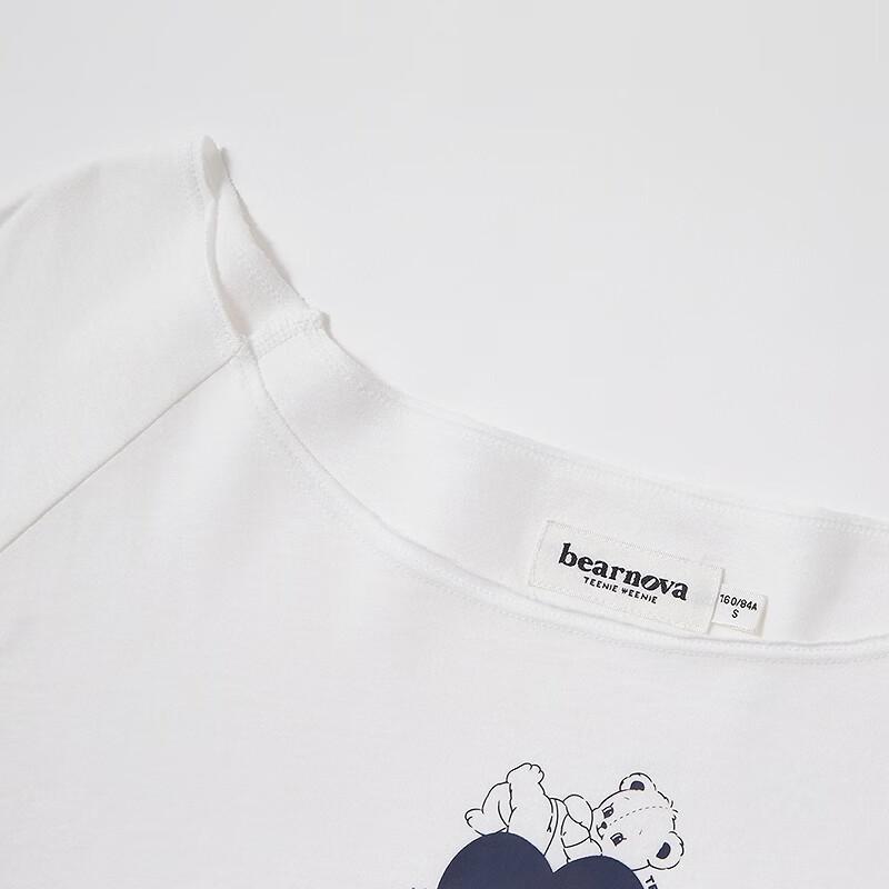 Teenie Weenie Women's Fall 2025 Cartoon Print Long-Sleeve T-Shirt