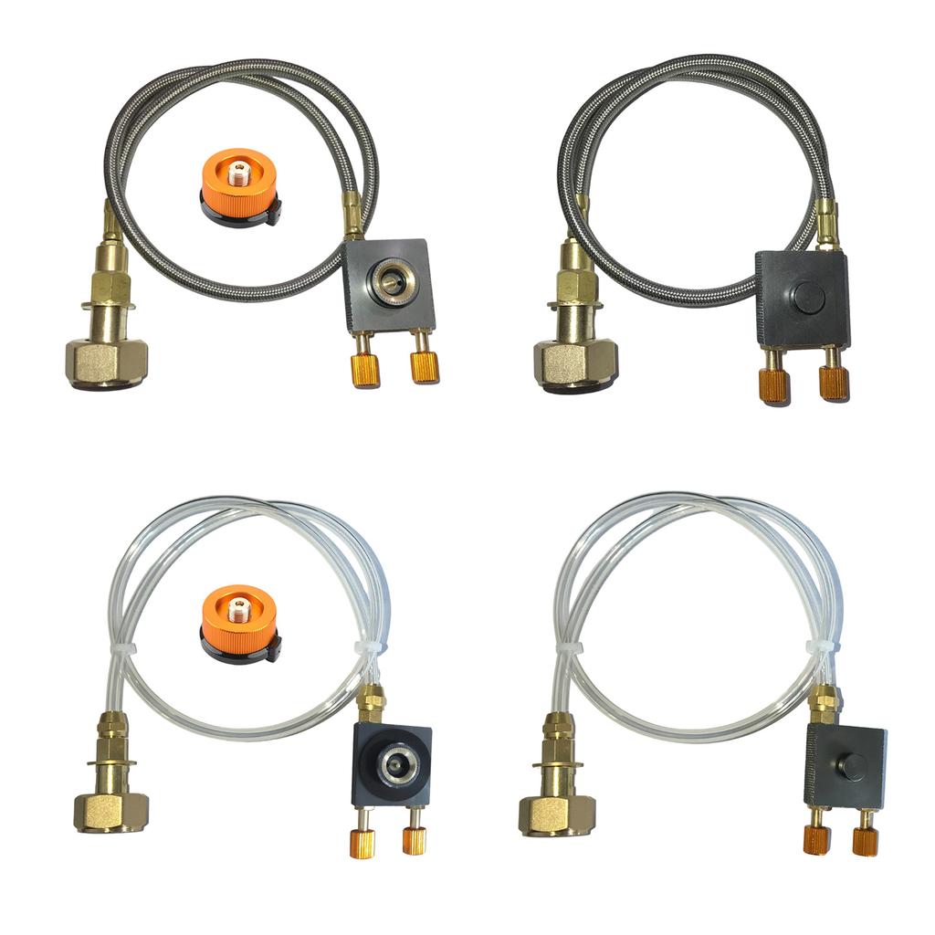 Portables Gas Cylinders Adapter Safe Durability Gas Converter Gas Stove Adapter for Outdoor Cooking