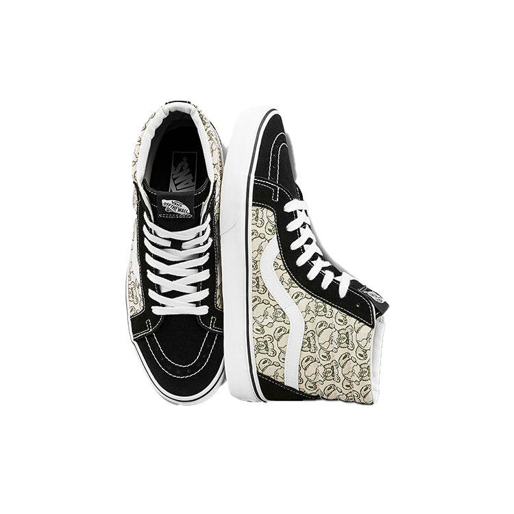 Vans Sk8-Hi Reissue Bears Unisex Sneakers Cream Turtledove Grape VN0A4BV8BCM