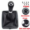 For Mercedes Benz W204 C204 C63 C300 C250 W207 A207 W212 6 Speed Black Frame Gear Shift Knob Lever Gaiter Boot 2008-2014