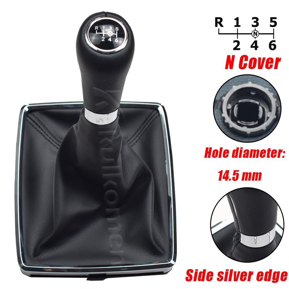 For Mercedes Benz W204 C204 C63 C300 C250 W207 A207 W212 6 Speed Black Frame Gear Shift Knob Lever Gaiter Boot 2008-2014