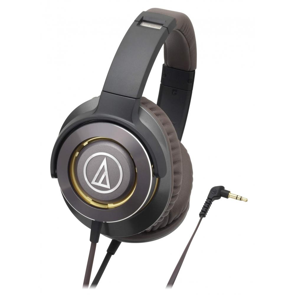 

Портативные наушники AudioTechnica SOLID BASS Mid Bass GUNMETALLIC ATH WS770 GM