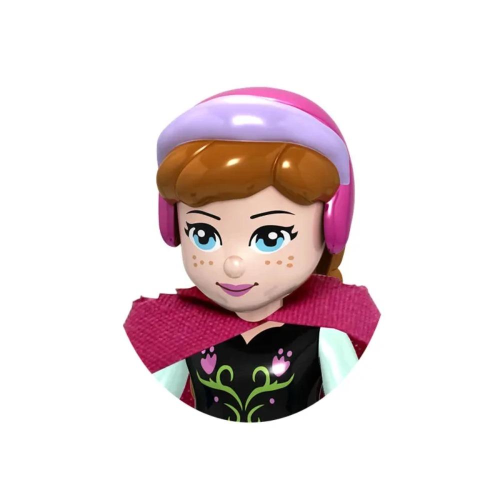 Παραμύθια Πριγκίπισσα Κορίτσι Καλλονή και το Τέρας Σταχτοπούτα Άννα Ολίβια Frozen Μοντέλο Χαρακτήρας Κτίσιμο Μπλοκ Παιδικά Παιχνίδια Δώρα