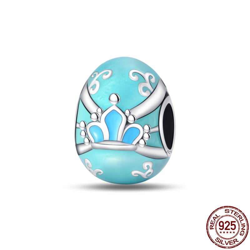 Copper Easter Series Charms Fit Original Pan Bracelet&Bangle Diy Beads For Women Festivalfinejewelry Gift